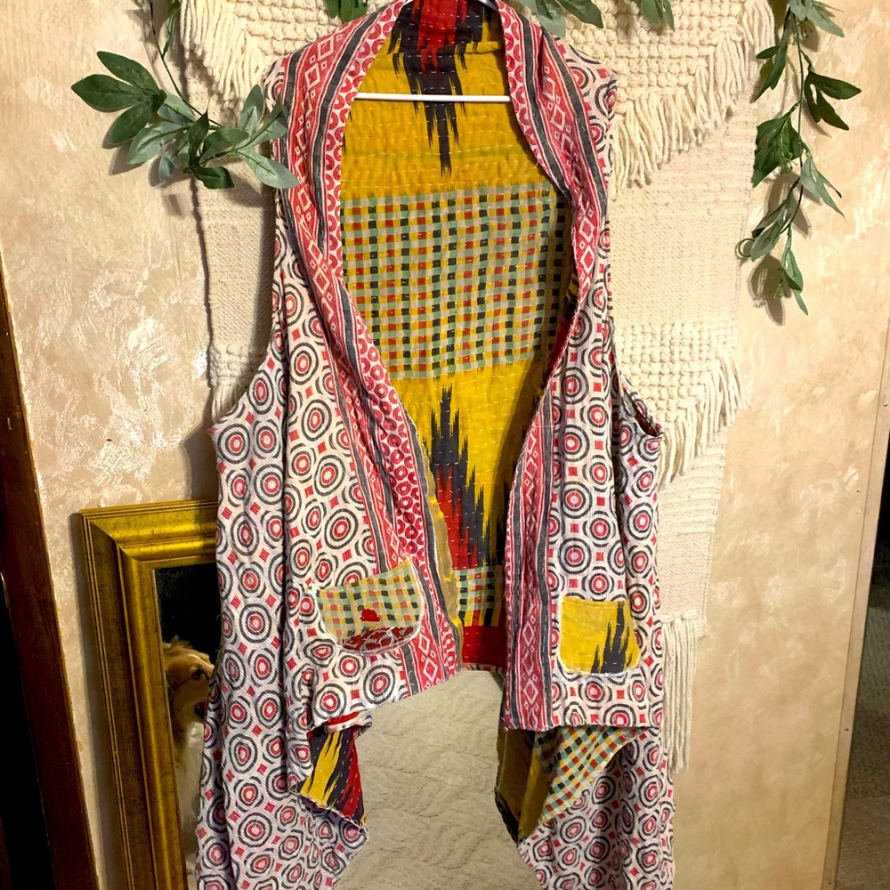Handmade Kantha Stargazer Style Vest! ⭐️